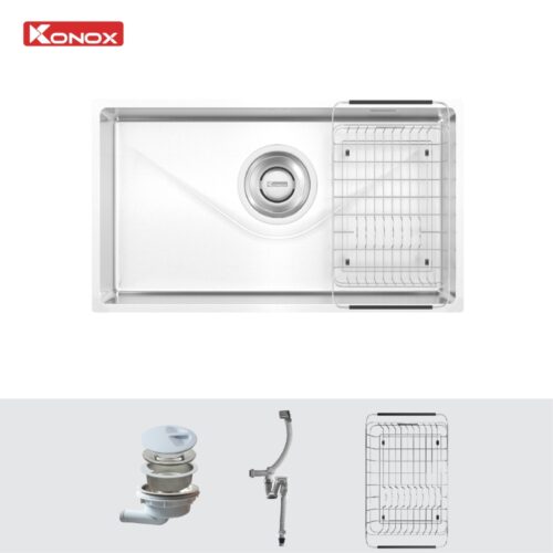 Chậu rửa chén Konox Tari 800SM 1 hố bề mặt mịn
